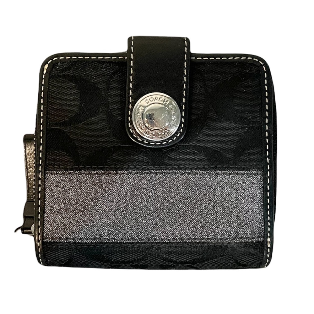 Coach Black Signature Wallet
